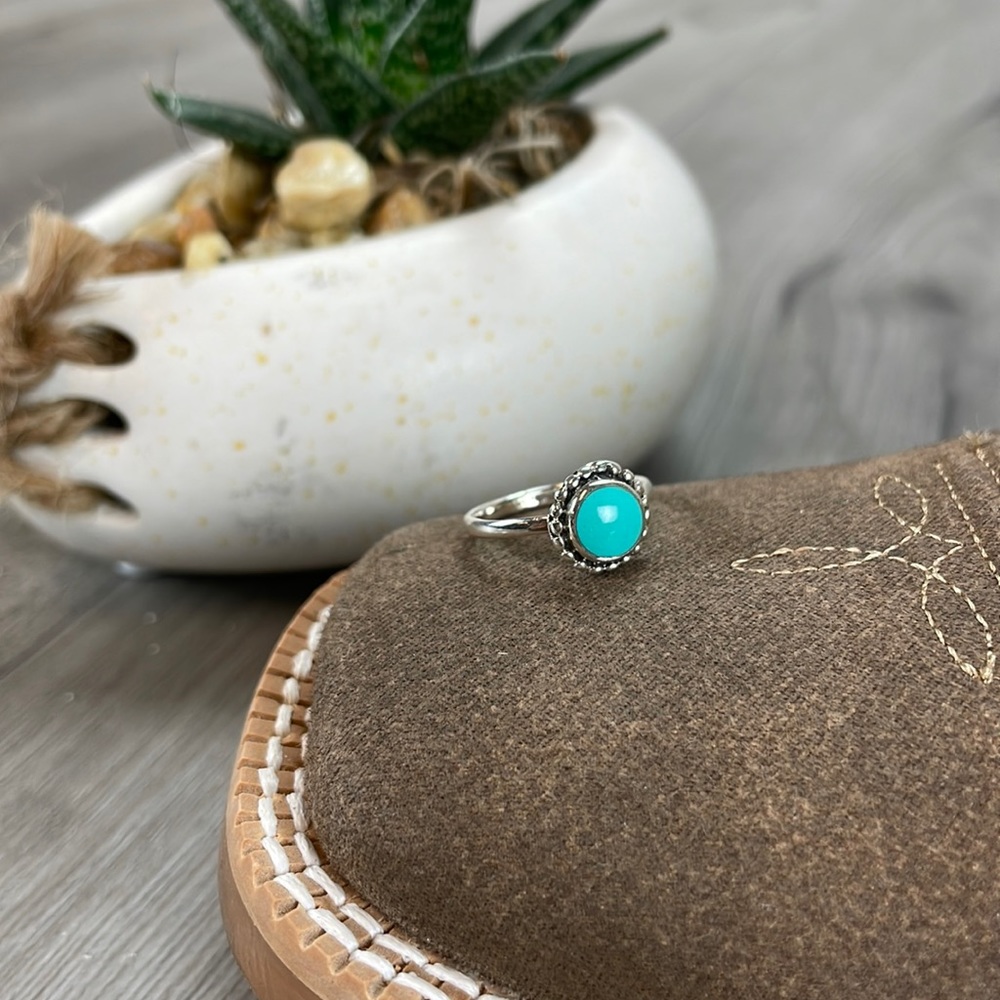 🍂Authentic Turquoise Sterling Silver Ring🍂